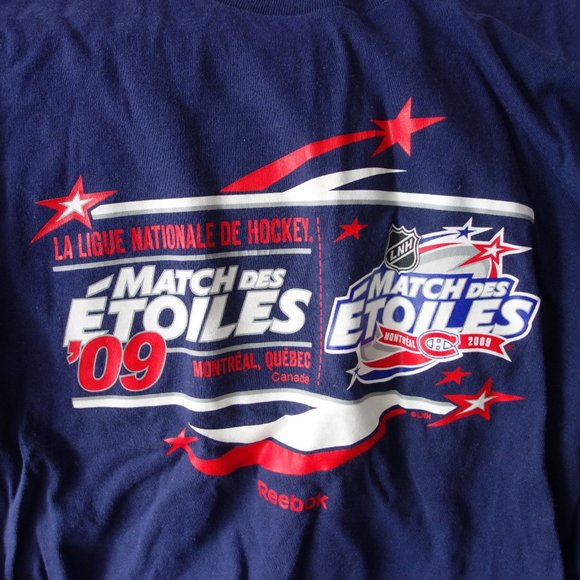 Reebok Match des Etoiles Montreal 2009 Long Sleeve Shirt Size S - Picture 3 of 4
